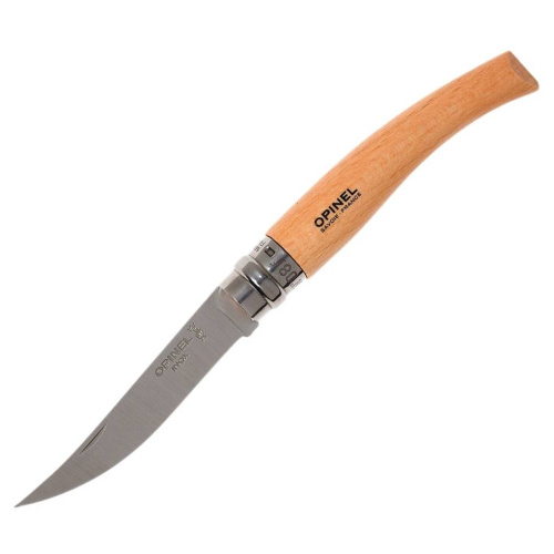 504 Opinel №8 VRI Folding Slim Beechwood 504 Opinel №8 VRI Folding Slim Beechwood