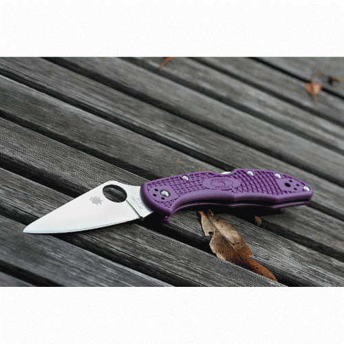 Складной нож Spyderco Delica 4 Flat Ground - 11FPPR фото 8 Складной нож Spyderco Delica 4 Flat Ground - 11FPPR фото 8