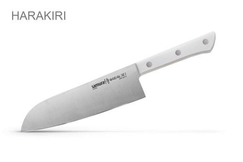 2011 Samura Поварской кухонный нож сантокуHARAKIRI 175 мм фото 2
