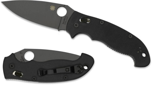98 Spyderco Manix 2 XL Black - 95GPBBK2 фото 14