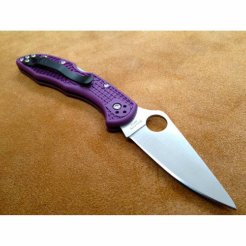 Складной нож Spyderco Delica 4 Flat Ground - 11FPPR фото 6 Складной нож Spyderco Delica 4 Flat Ground - 11FPPR фото 6