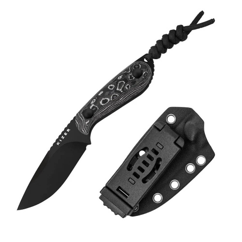 Туристический нож Kizer Buddy DLC сталь M390 Туристический нож Kizer Buddy DLC сталь M390