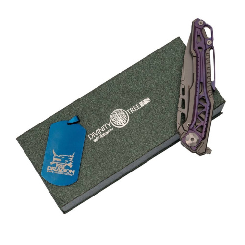 Складной нож Nimo Knives Fat Dragon Purple фото 7 Складной нож Nimo Knives Fat Dragon Purple фото 7
