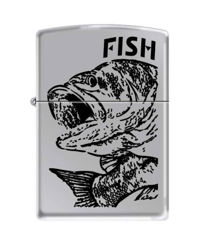 499 ZIPPO Зажигалка ZIPPO Чёрный окунь