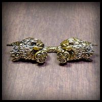 Фурнитура для браслета "Львы" новые