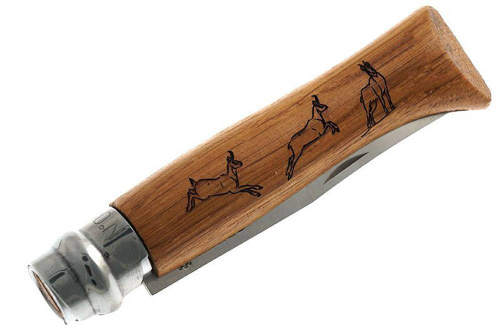 Складной нож Opinel Opinel №8 VRI Animalia Chamois фото 3 Складной нож Opinel Opinel №8 VRI Animalia Chamois фото 3