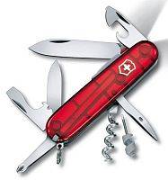 Военный нож Victorinox Нож перочинныйSpartan Lite 1.7804.T 91мм 15 функций полупрозрачный красный