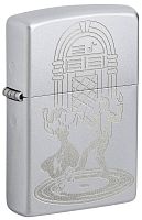  зажигалка Zippo Vintage Dance с покрытием Satin Chrome