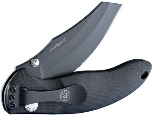 Складной нож Hogue EX-04 Black Wharncliffe Blade фото 3