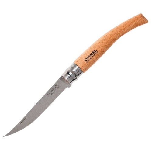 154 Opinel Нож складной филейный№10 VRI Folding Slim Beechwood 154 Opinel Нож складной филейный№10 VRI Folding Slim Beechwood